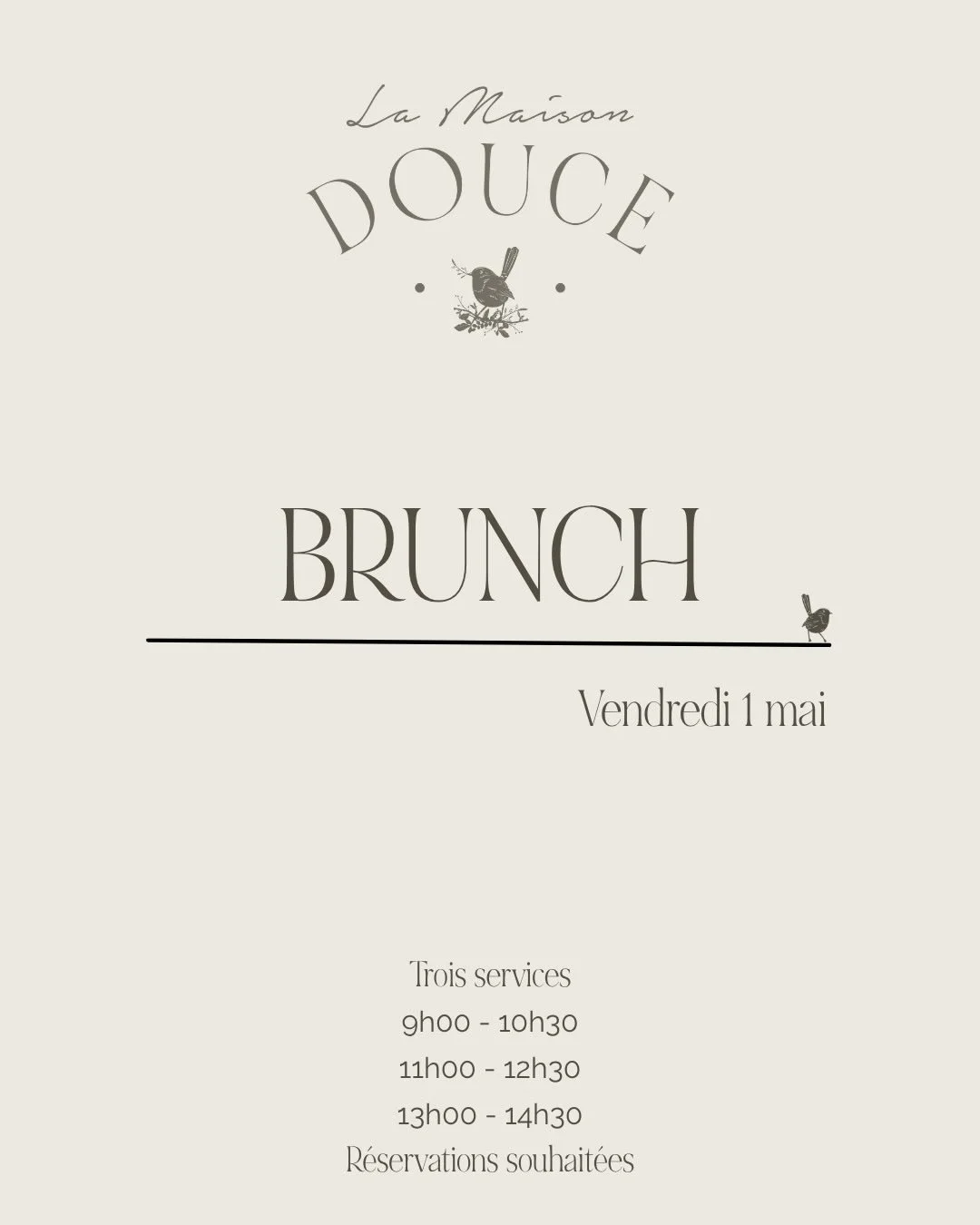 Pour le jour f&eacute;ri&eacute; du 1er mai, nous vous proposons une formule tout compris.
Une autre fa&ccedil;on de vous &eacute;vader et de profiter pleinement de cette journ&eacute;e.