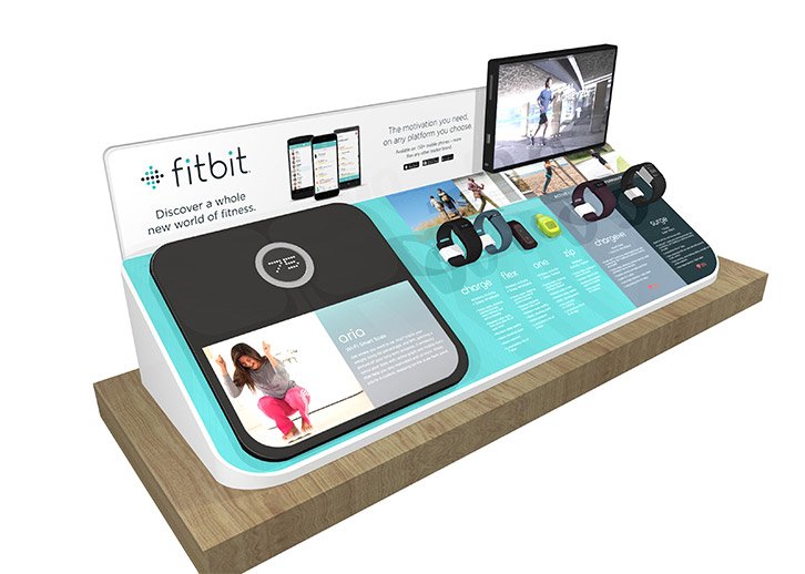 Digital screens with metal frame for Fitbit