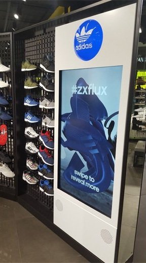 digital displays with open frame for Adidas-2