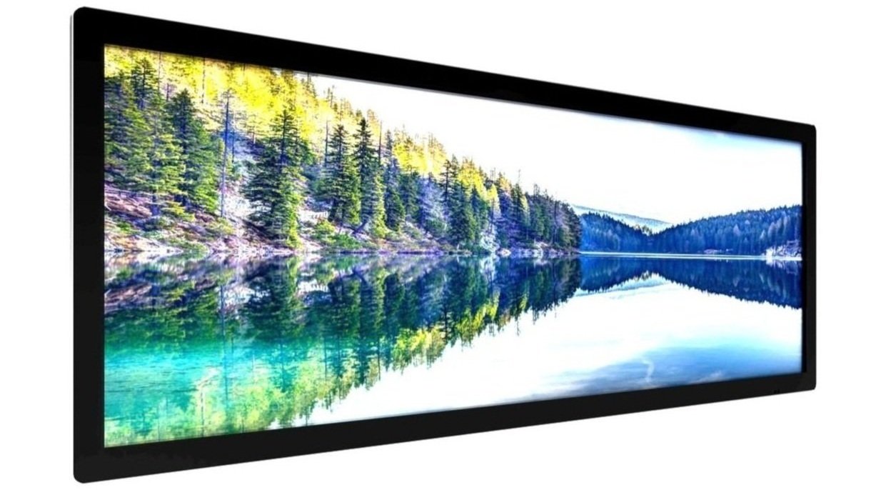 Ultra-wide stretched Digital Displays for shelf-edge display-2