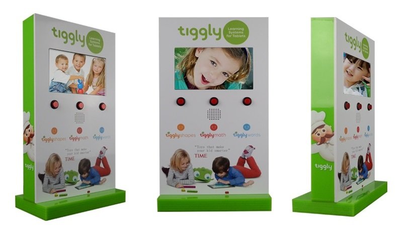 Digital Video Cards for tiggly front and side