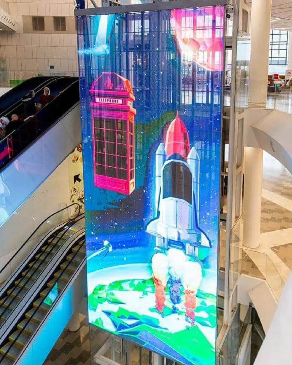 Digital LED Screens - Transparent Cabinets — Display Innovations