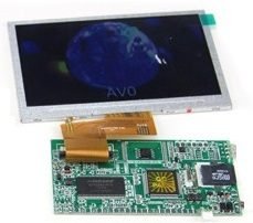 Digital display without casing