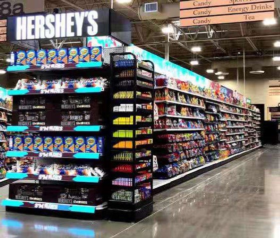 digital LED shelf-edge display hersheys-1