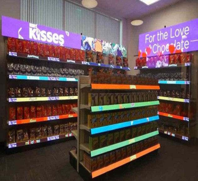 digital LED shelf-edge display retail