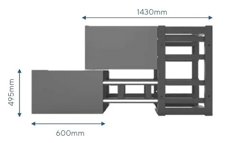Digital LED screens motorised dimensions