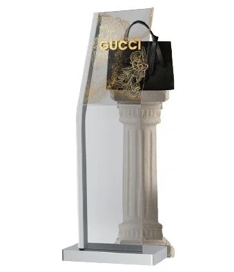 Transparent OLED: Freestanding Kiosk