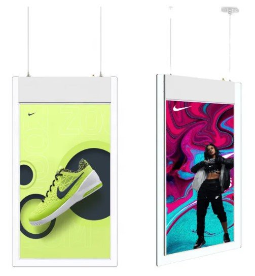 high brightness sunlight readable window displays double-sided