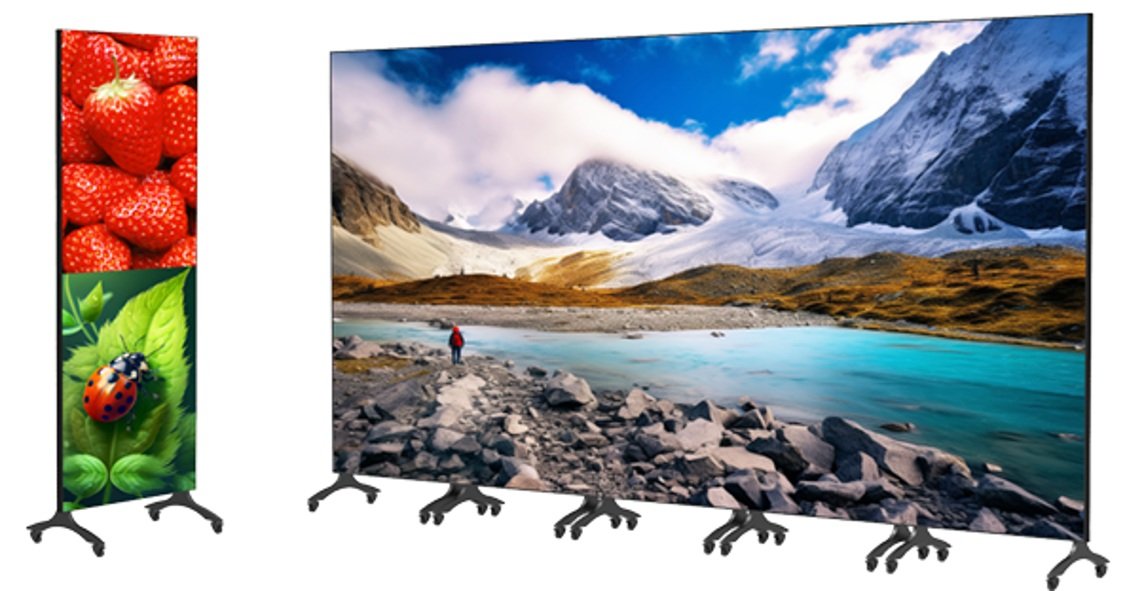 LED Screen Freestanding Displays