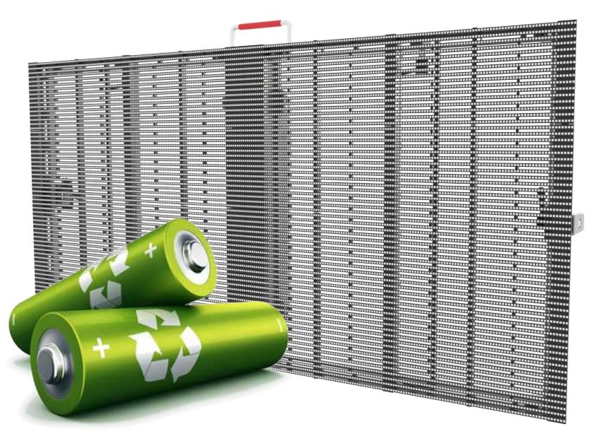 Low energy consumption (38% energy saving compared to traditional LED screens)