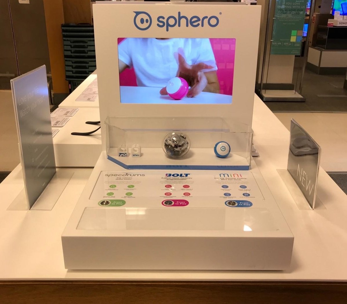 digital photo frame for advertising for Sphero