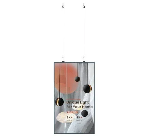 Transparent OLED: Ceiling-mounted