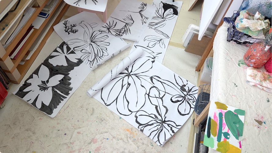 Starting a painting series (and why I don’t begin with a canvas)
