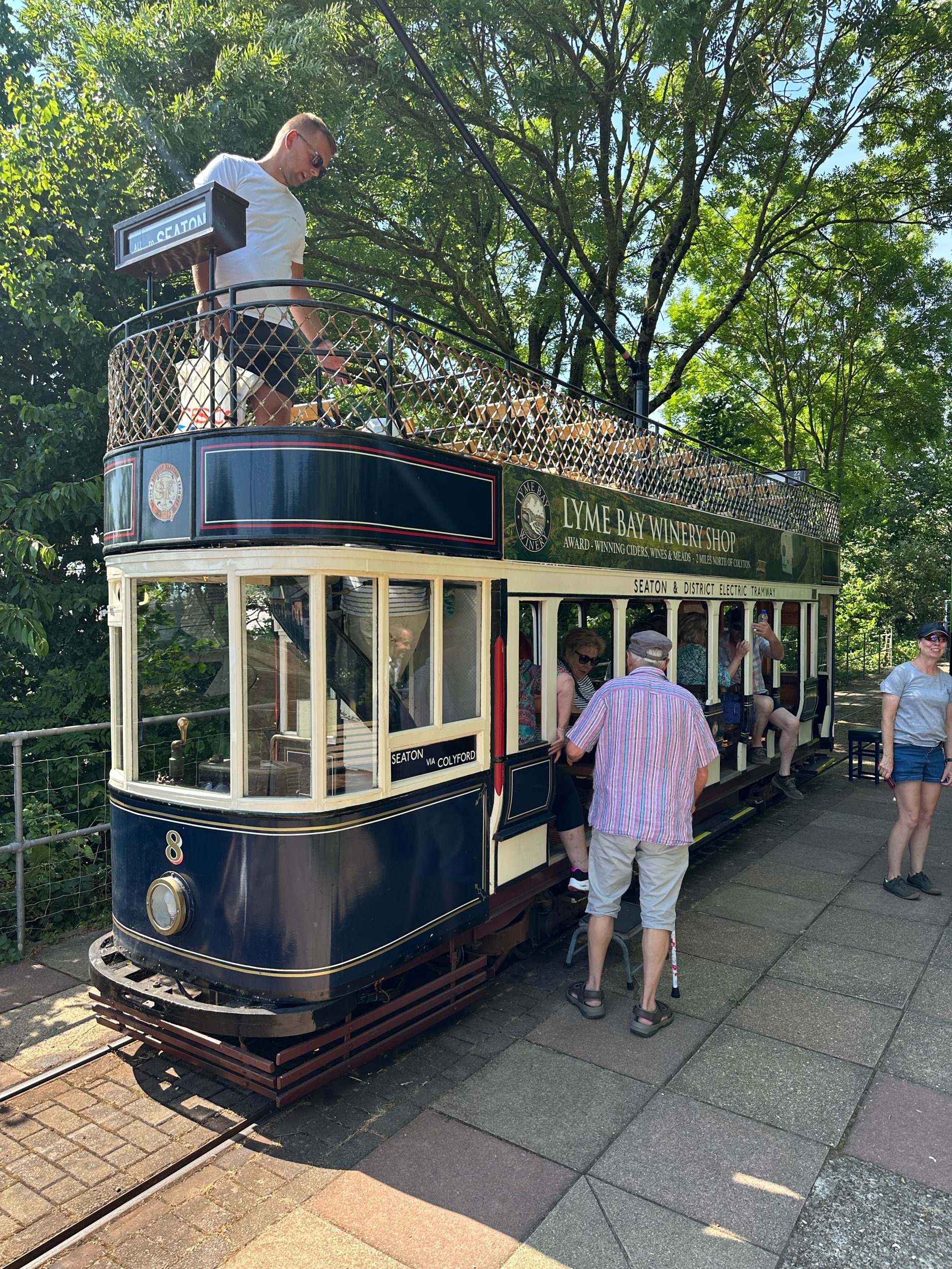 A Tram travel through time
