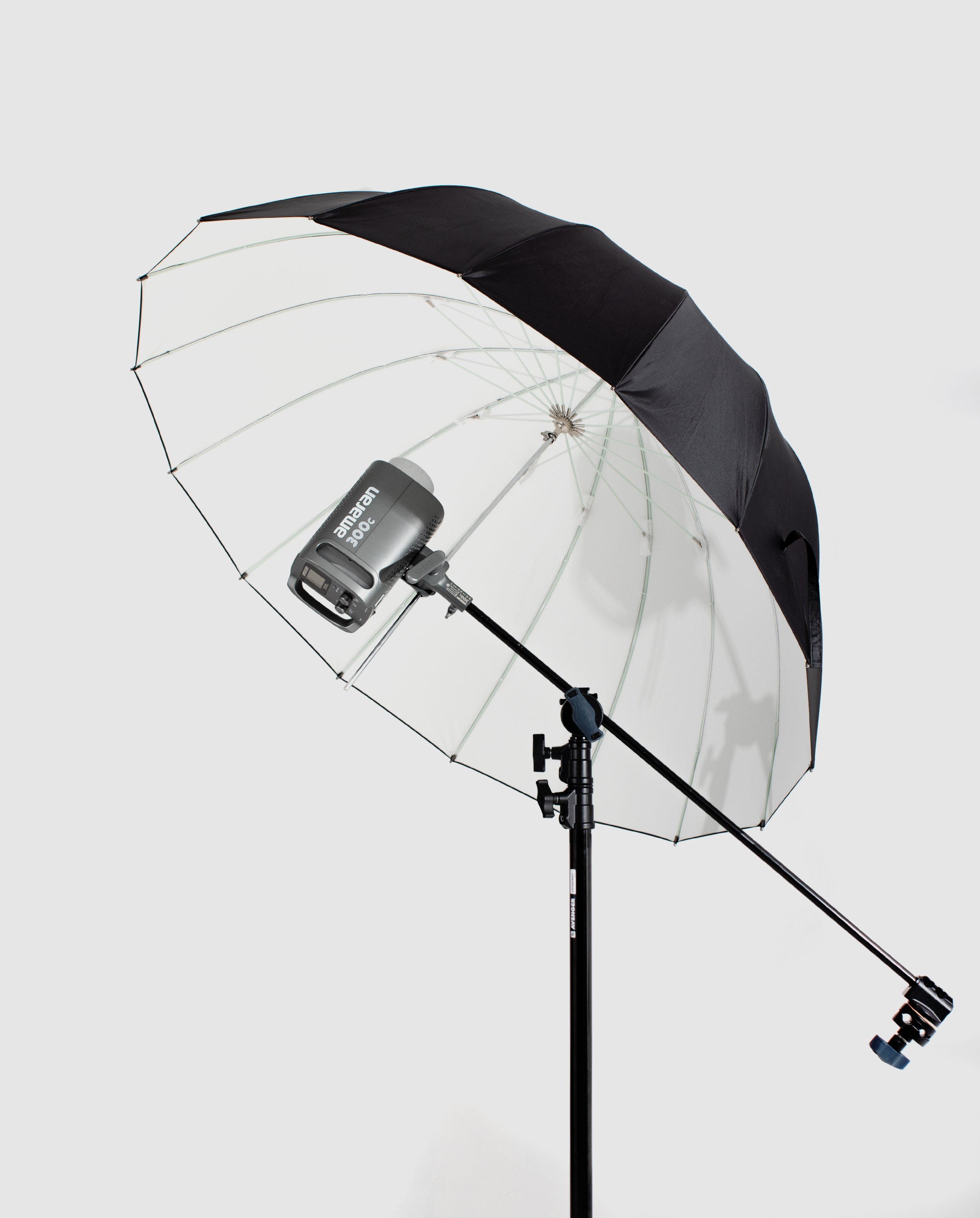 1x Paraguas Godox blanco con difusor, d130cm