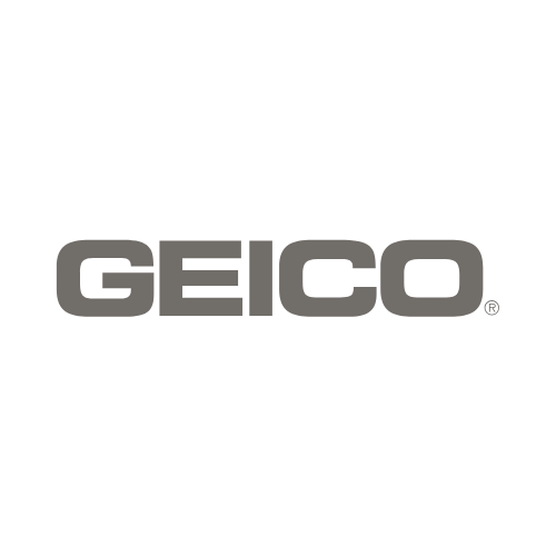 GEICO logo on a black background