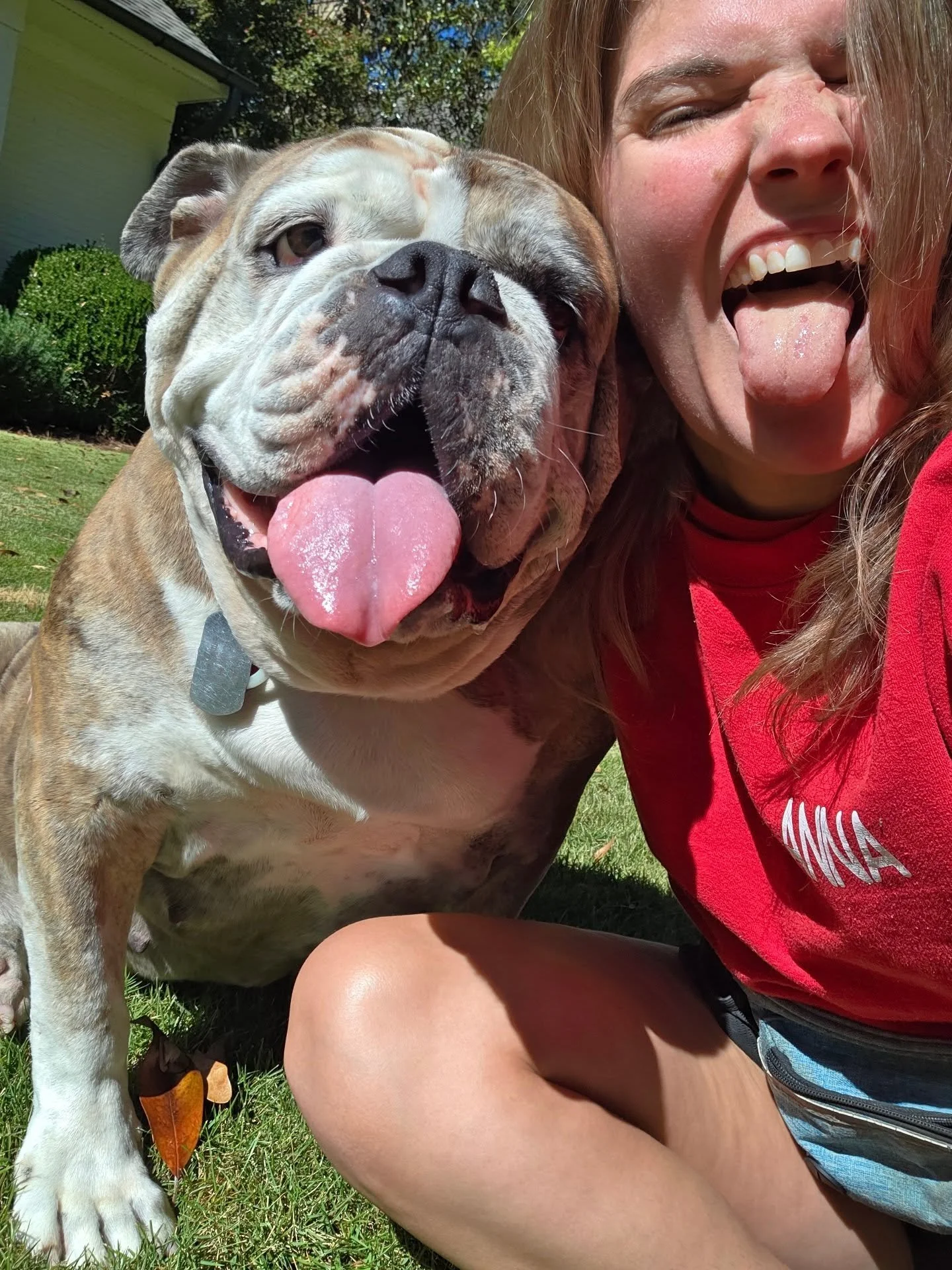 Suns out tongues out!
