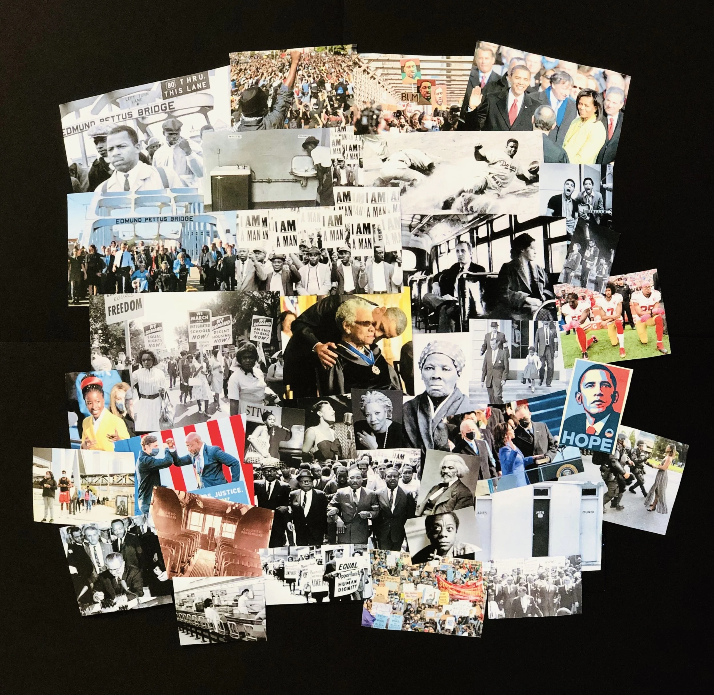 Black History Month Pedagogy Collage