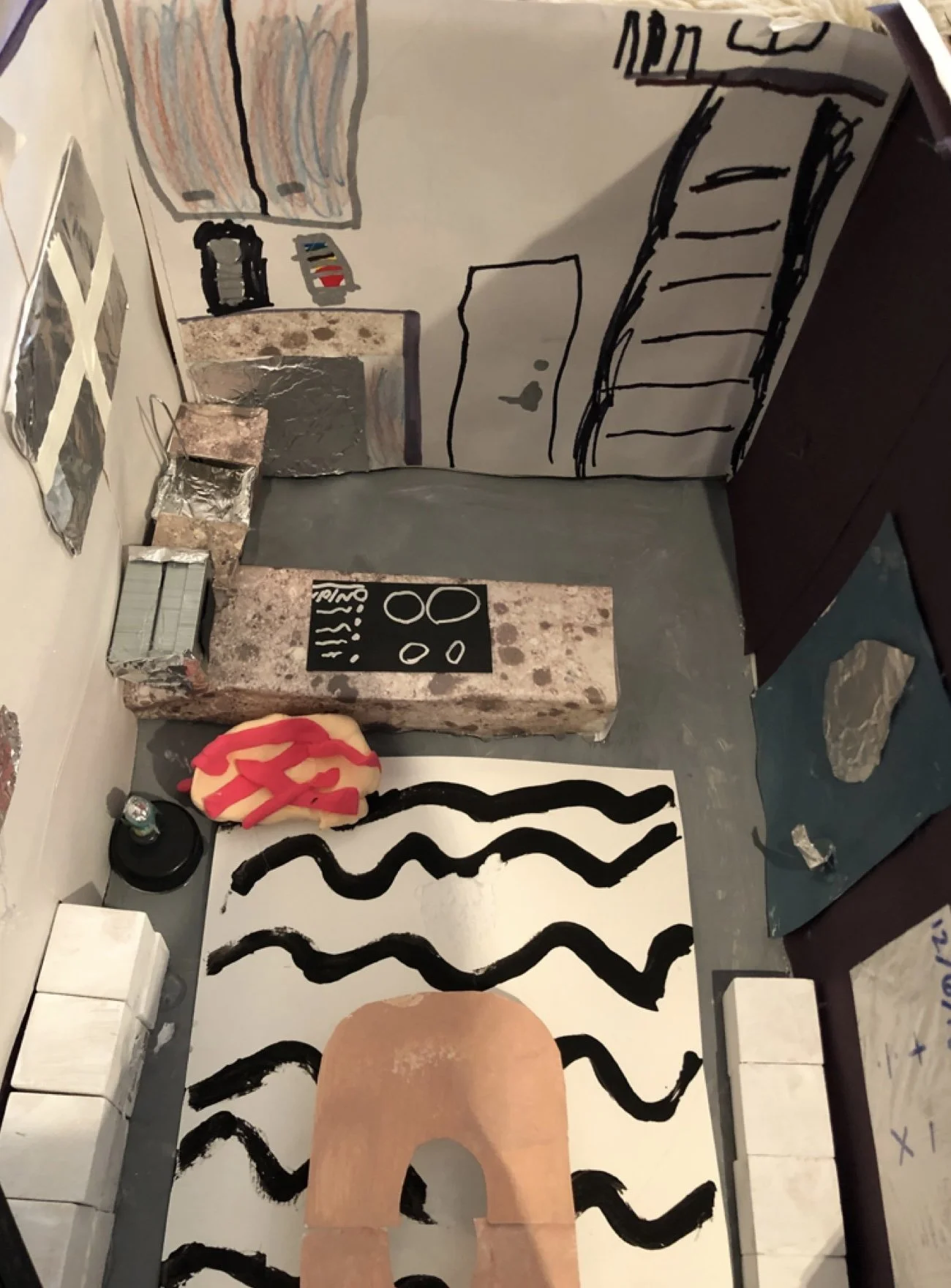 "Birds-Eye" 3-D Classroom Model