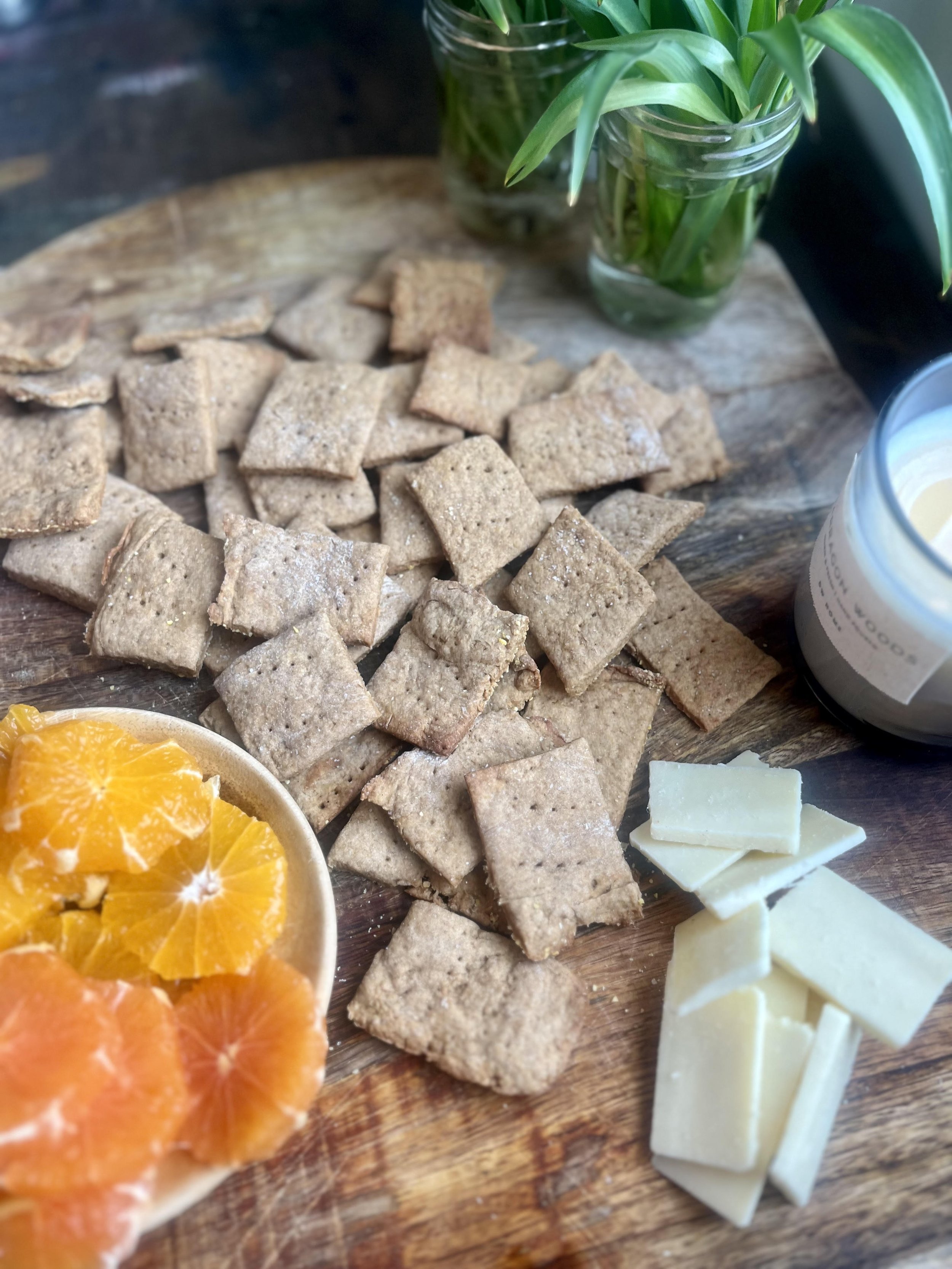 Homemade Wheat Crackers