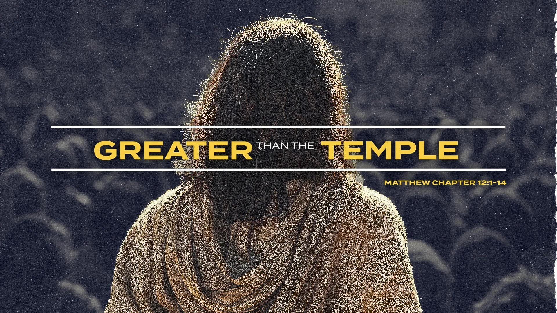 Greater Than the Temple