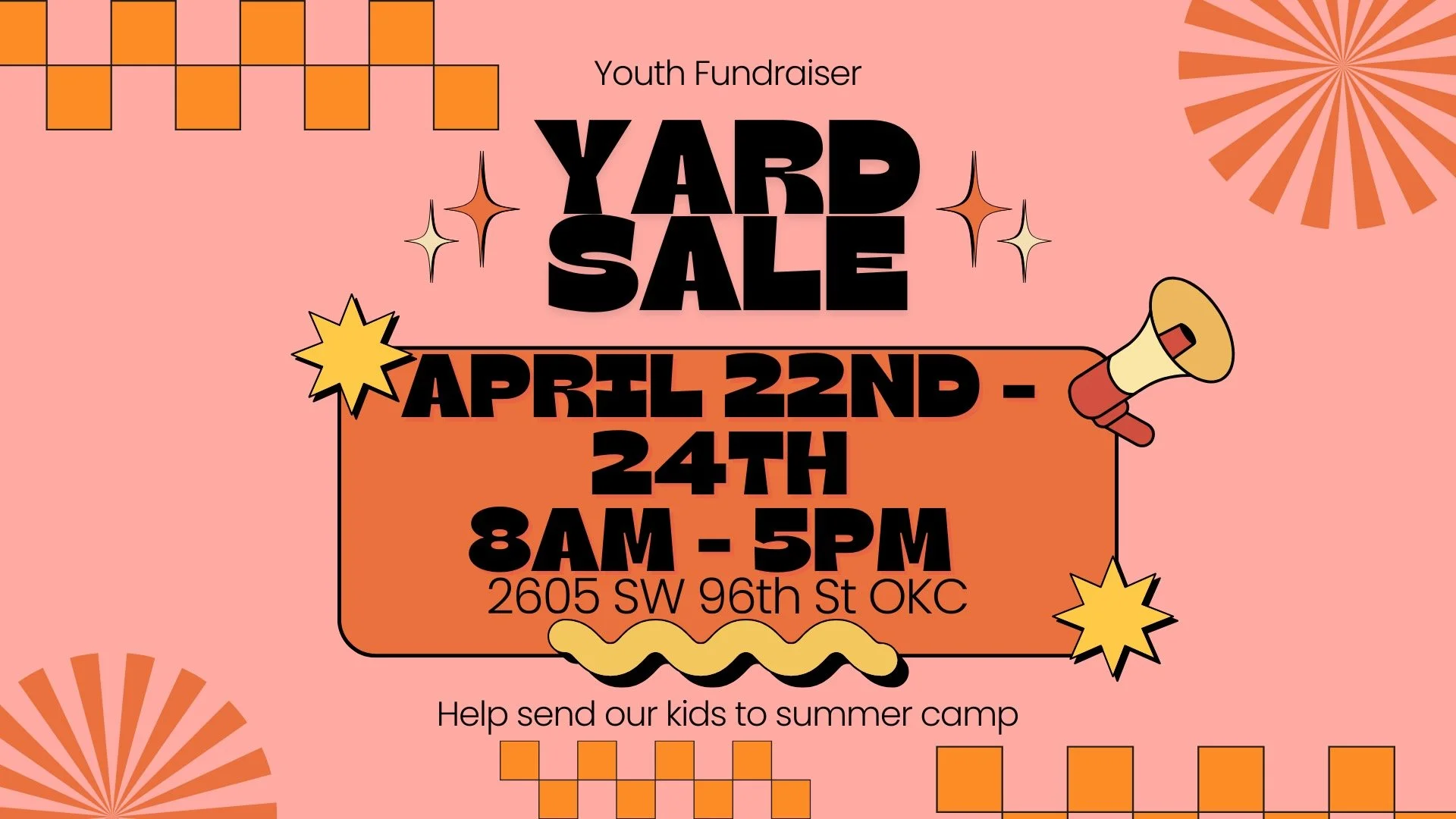 Youth Fundraising Yard Sale