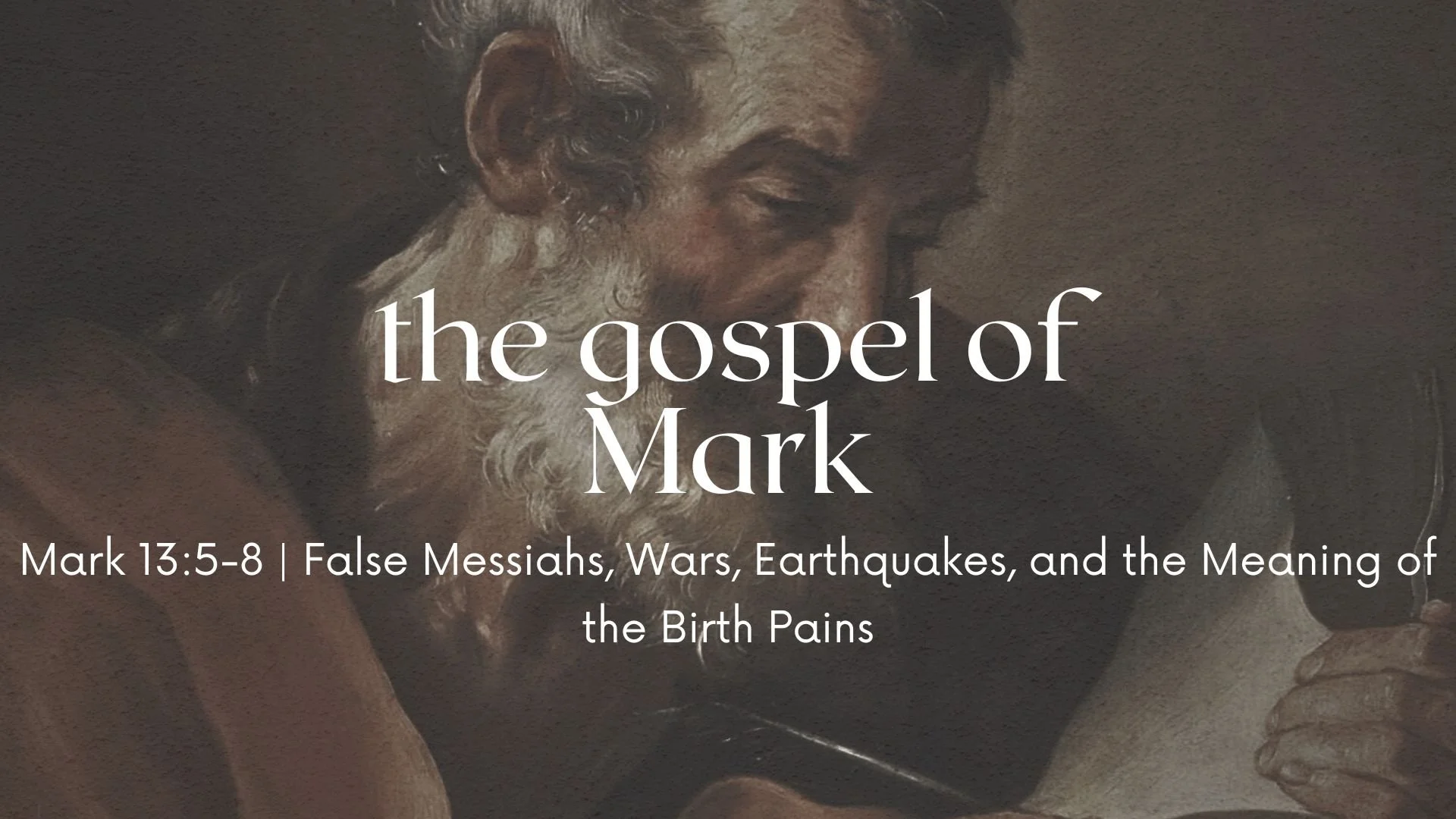 Mark 13:5–8 Explained: False Messiahs, Wars, Earthquakes, and the Meaning of the Birth Pains