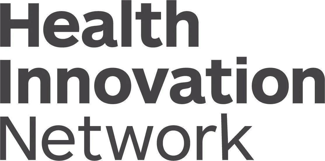 Text graphic reading 'Health innovation Network' in large black font on a white background.