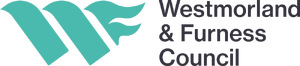 Westmoreland & Fumess Council logo with stylized green and black design