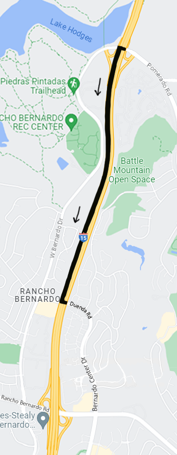 Poway Driving Test Routes Map Adopt-A-Highway — Preserve Wild Poway