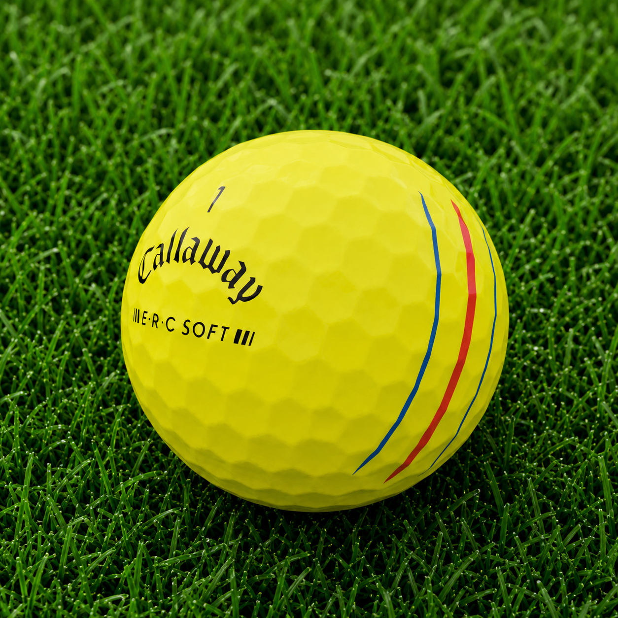 Callaway ERC Soft Triple Track Yellow Golf Balls