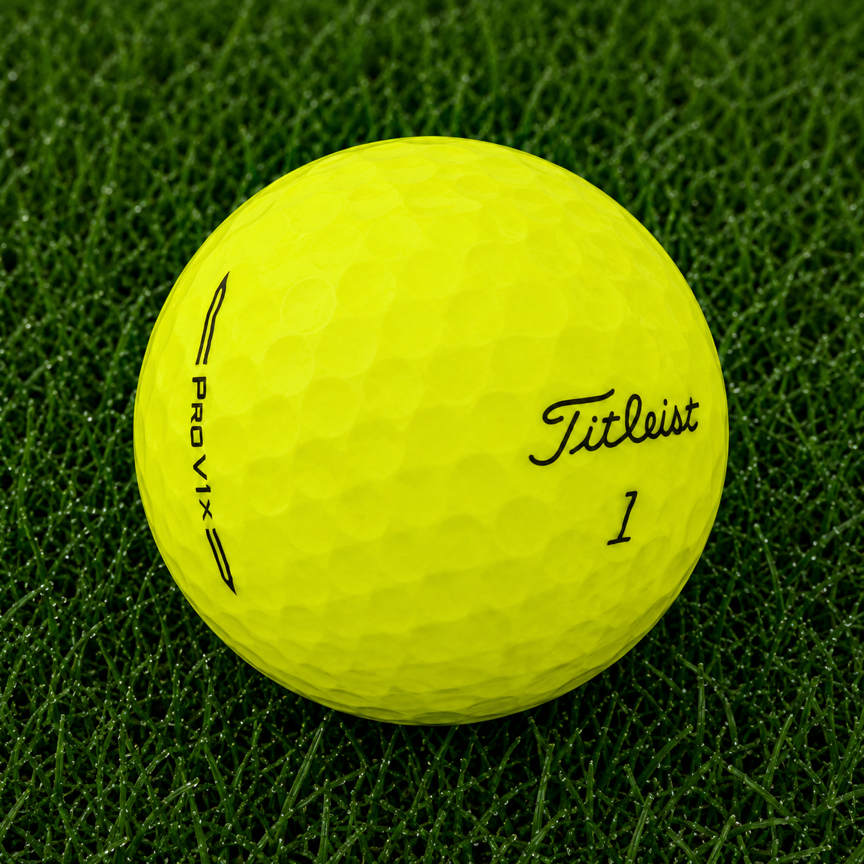 Titleist Pro V1x Yellow Golf Ball.png