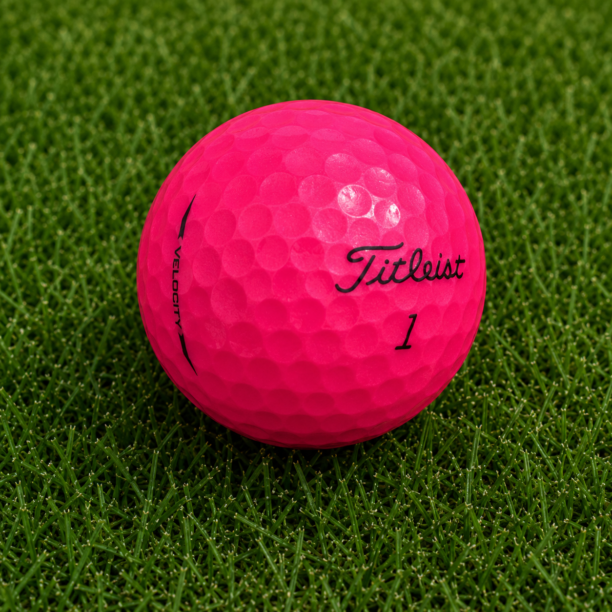 Titleist Velocity Matte Pink Golf Balls