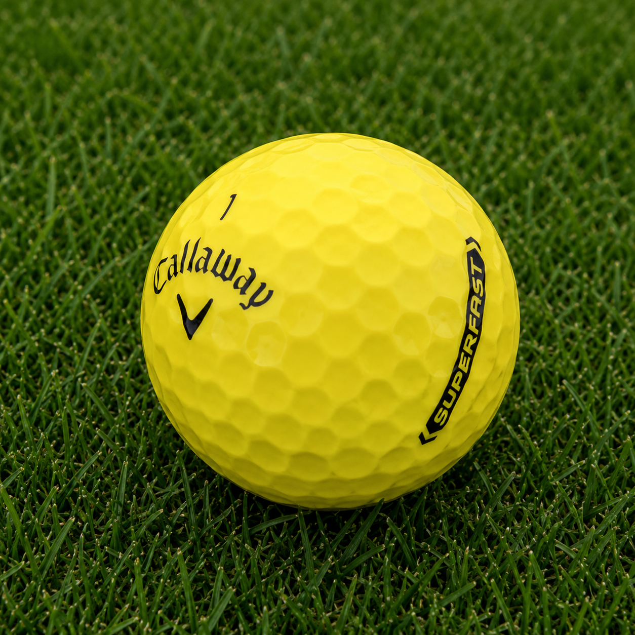 Callaway Superfast Matte Yellow Golf Balls