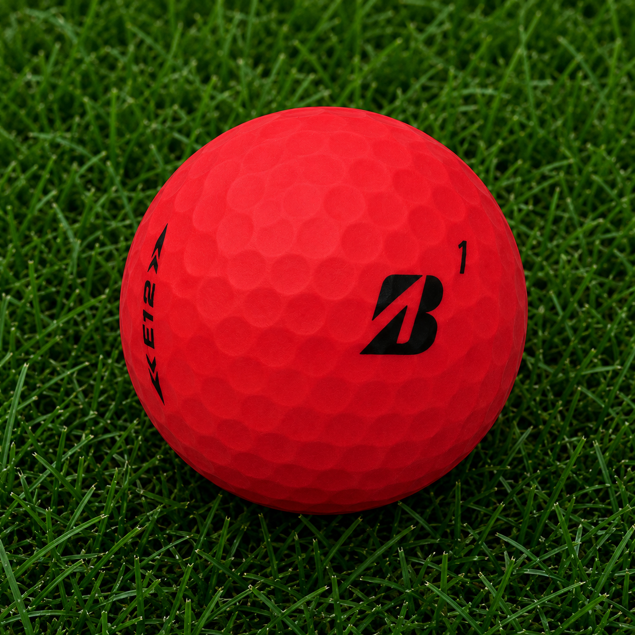Bridgestone E12 Matte Red Golf Balls