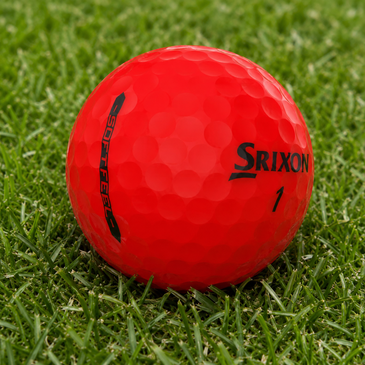 Srixon Soft Feel Matte Red Golf Balls