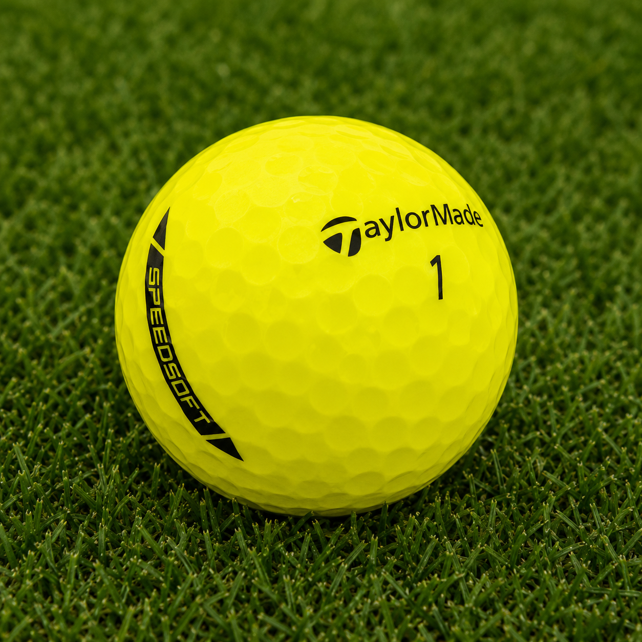 TaylorMade SpeedSoft Yellow Golf Balls.png