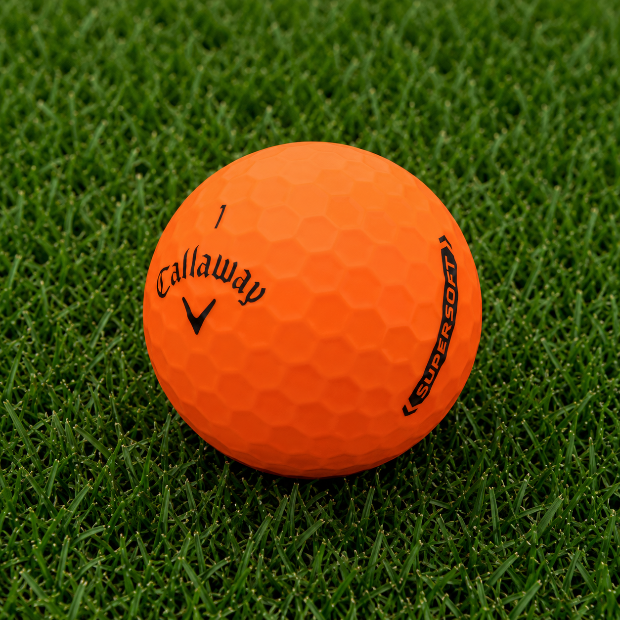 Callaway Supersoft Matte Orange Golf Balls.png