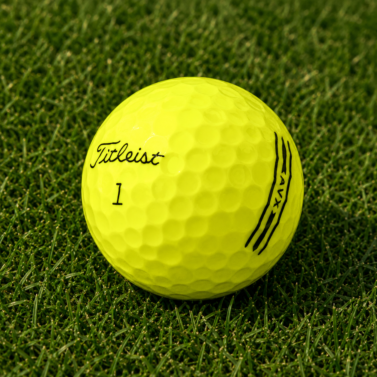 Titleist AVX Yellow Golf Balls