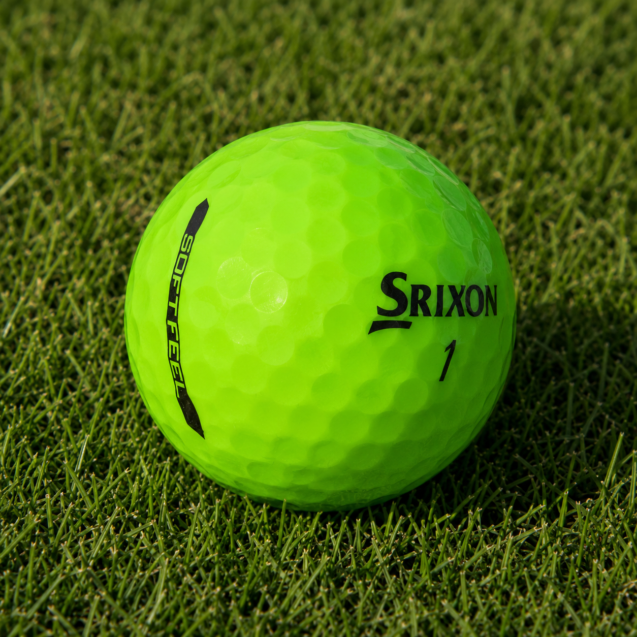 Srixon Soft Feel Matte Green Golf Balls
