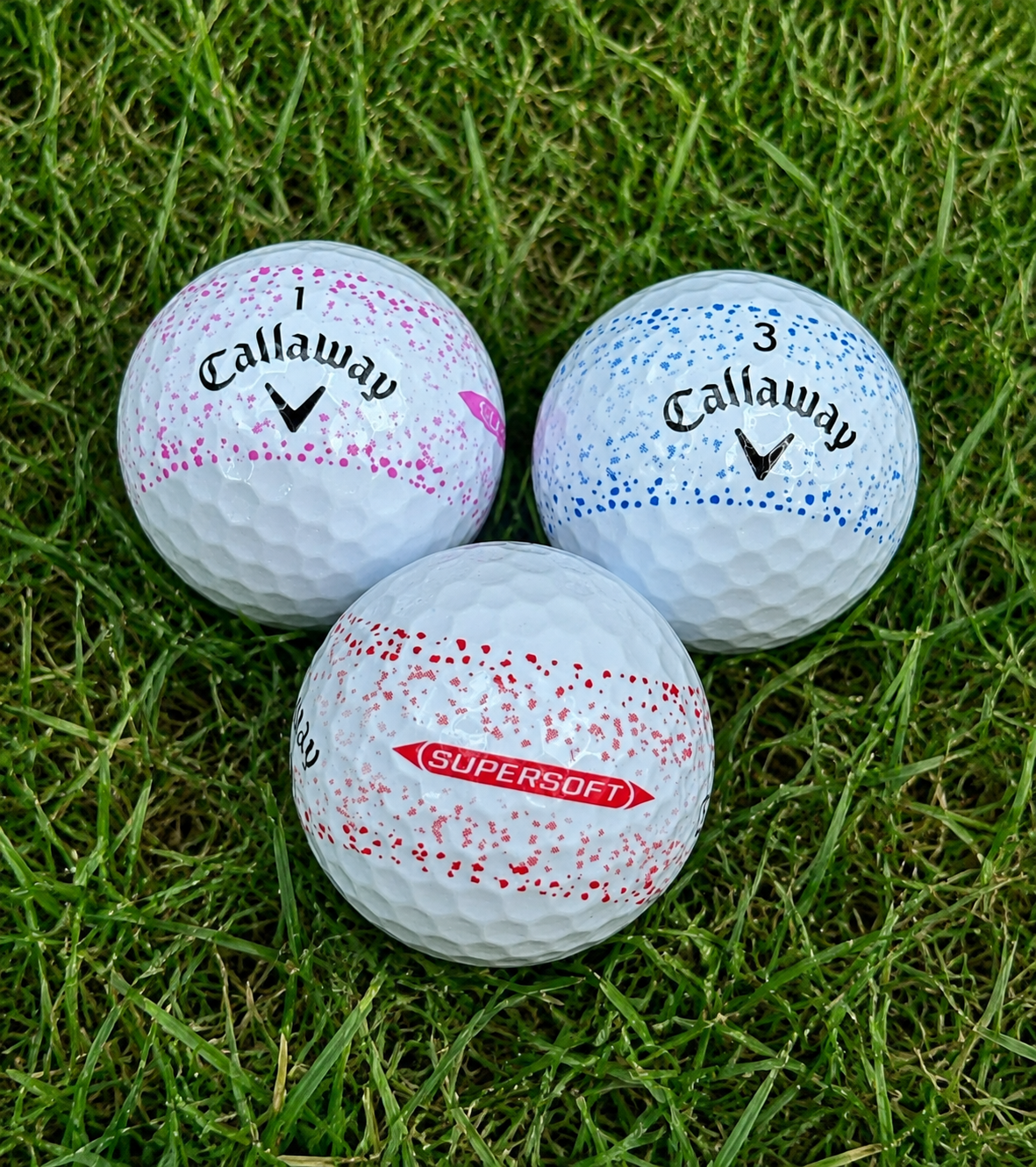 Callaway Supersoft Splatter 360 Golf Balls