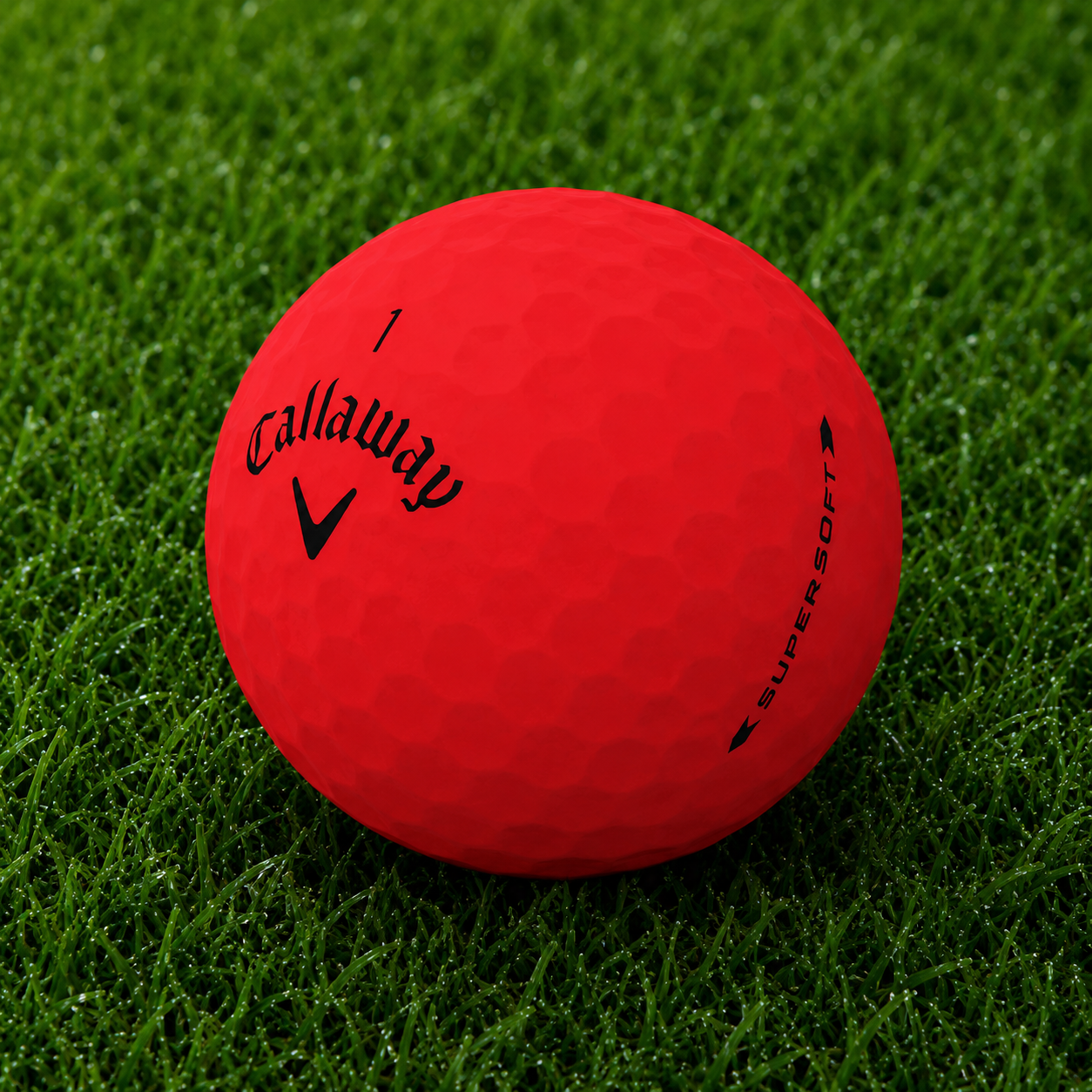 Callaway Supersoft Matte Red Golf Balls