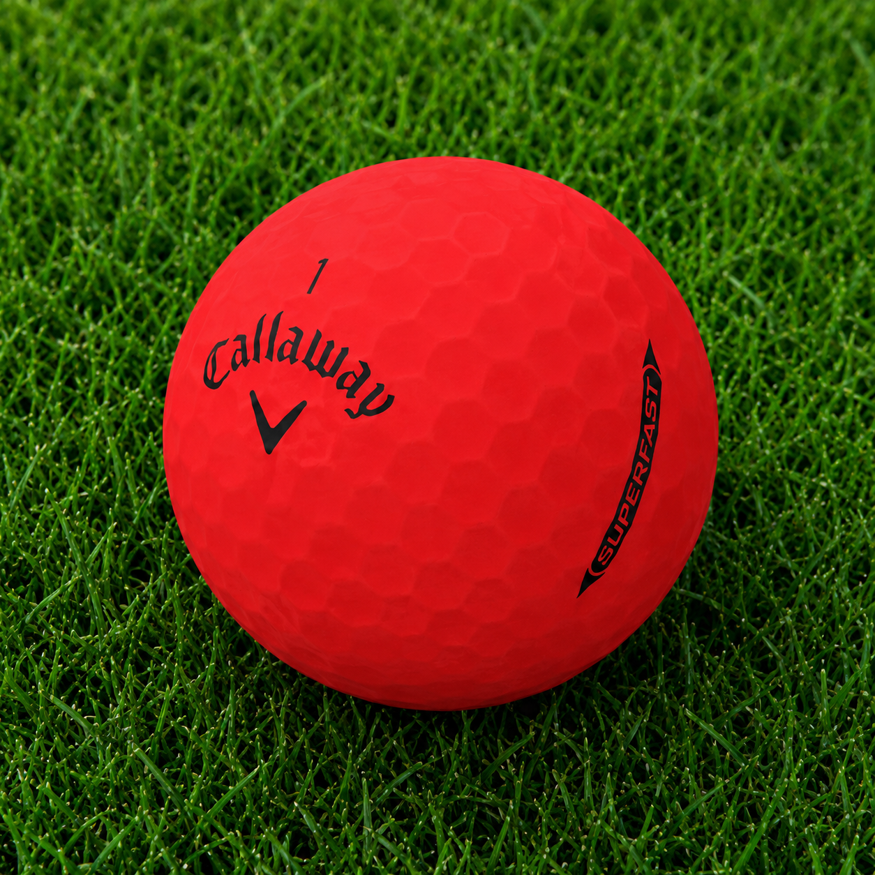 Callaway Superfast Matte Red Golf Balls