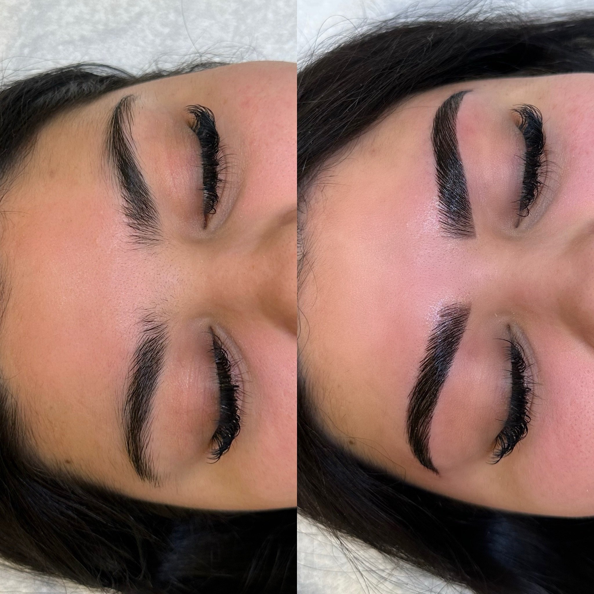 service &mdash; brow lamination &amp; tint 🔪 using @thuya_nyc &amp; @browcodepro stains in &ldquo;Perfecto brown&rdquo; and &ldquo;dark roast&rdquo; 

am i still obsessed? yes 

-
-
-
-
-
-
-
#Browlamination#Azbrows#azbrowlamination#phoenixbrows#pho