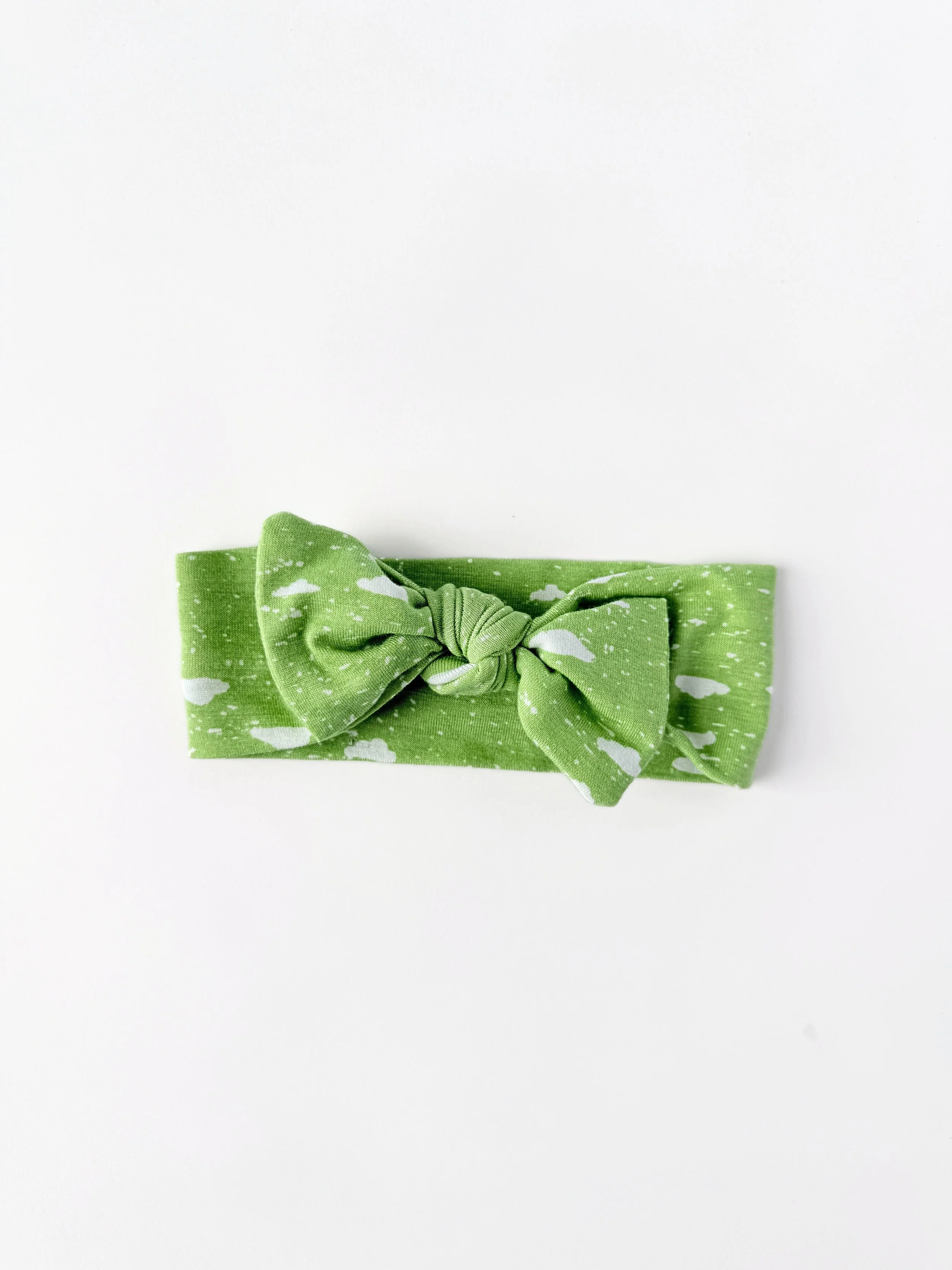 Headband bow - Meadow green