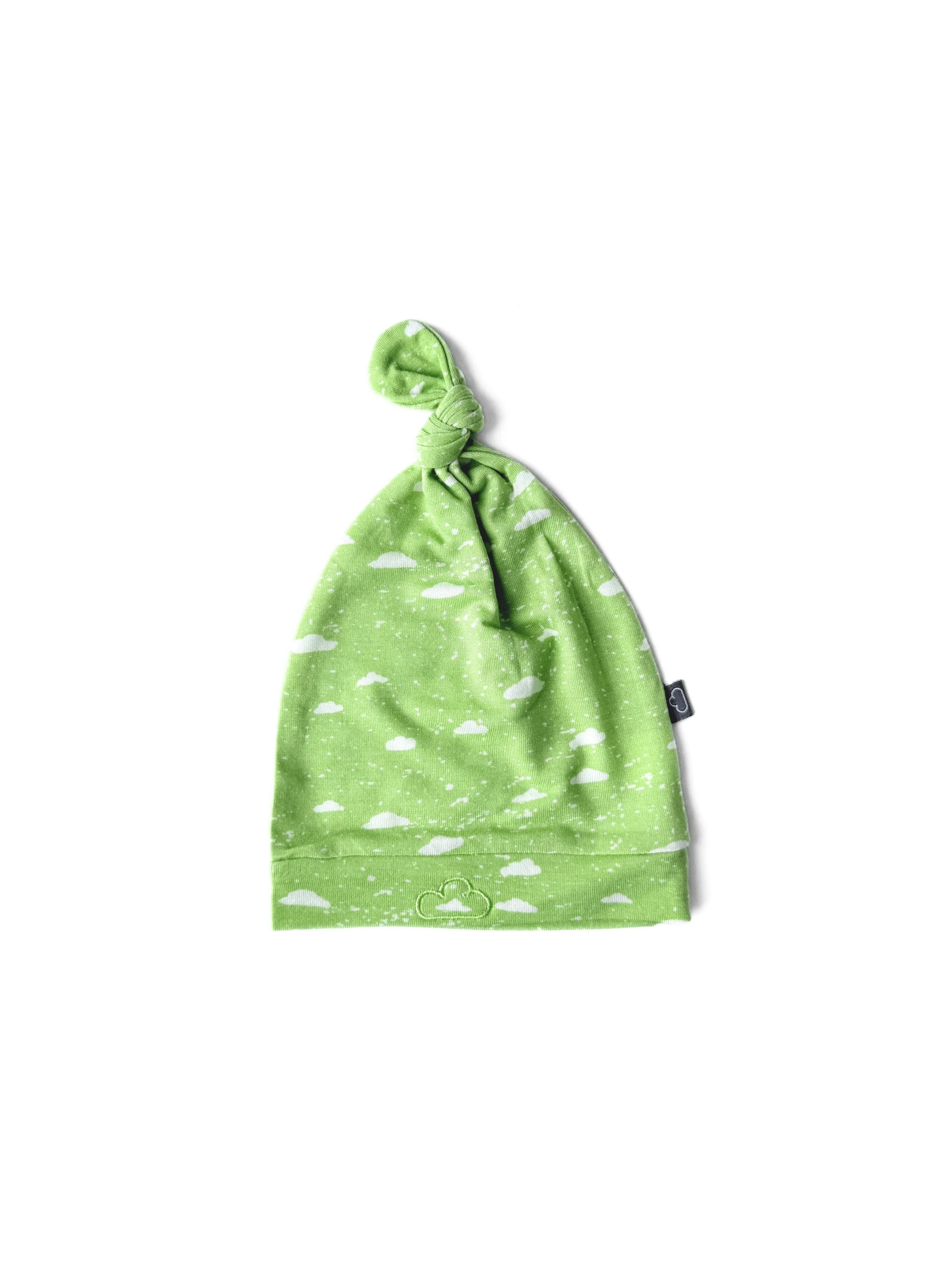 Knotted hat - Meadow green