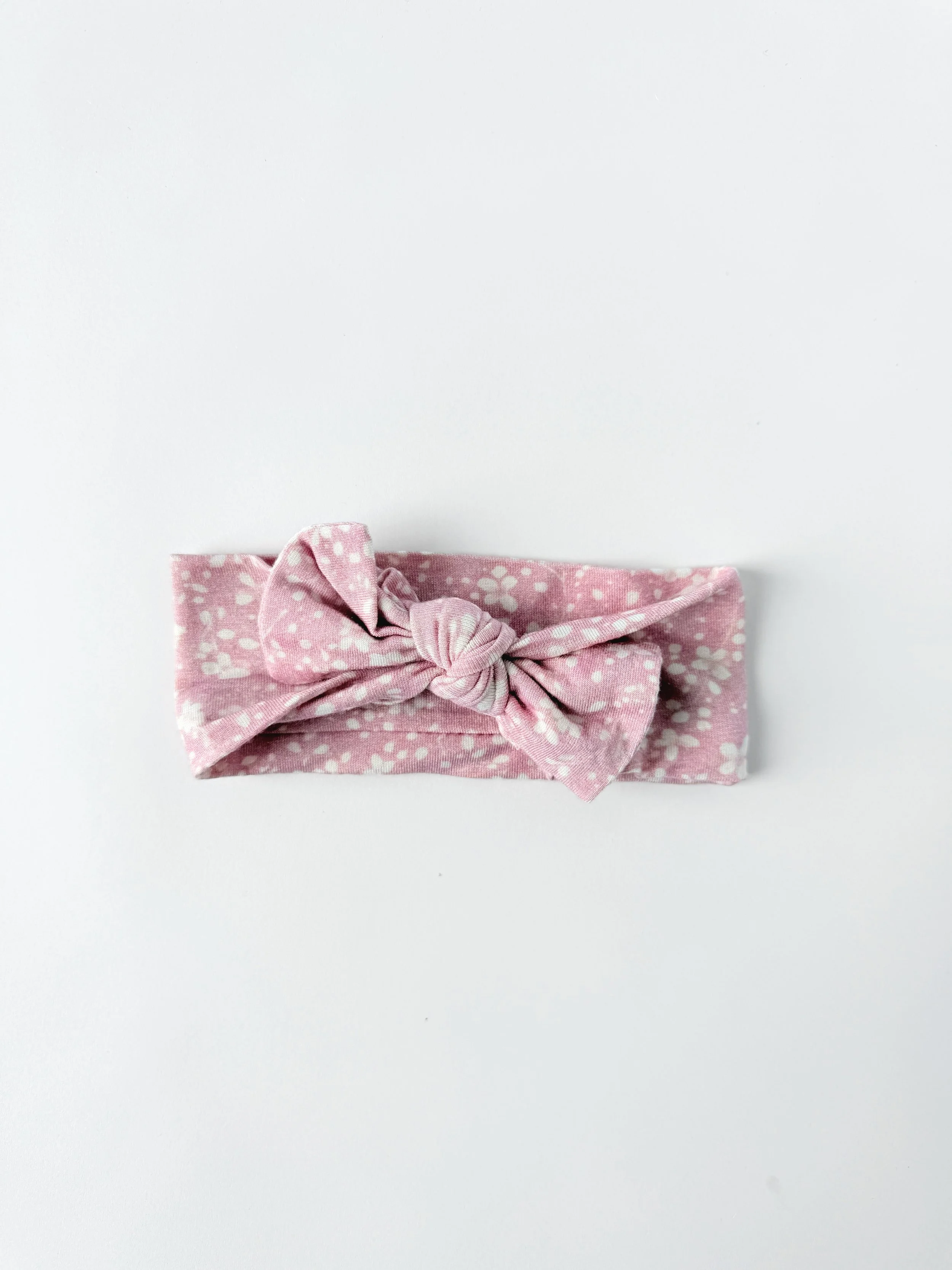 Headband bow - Blush