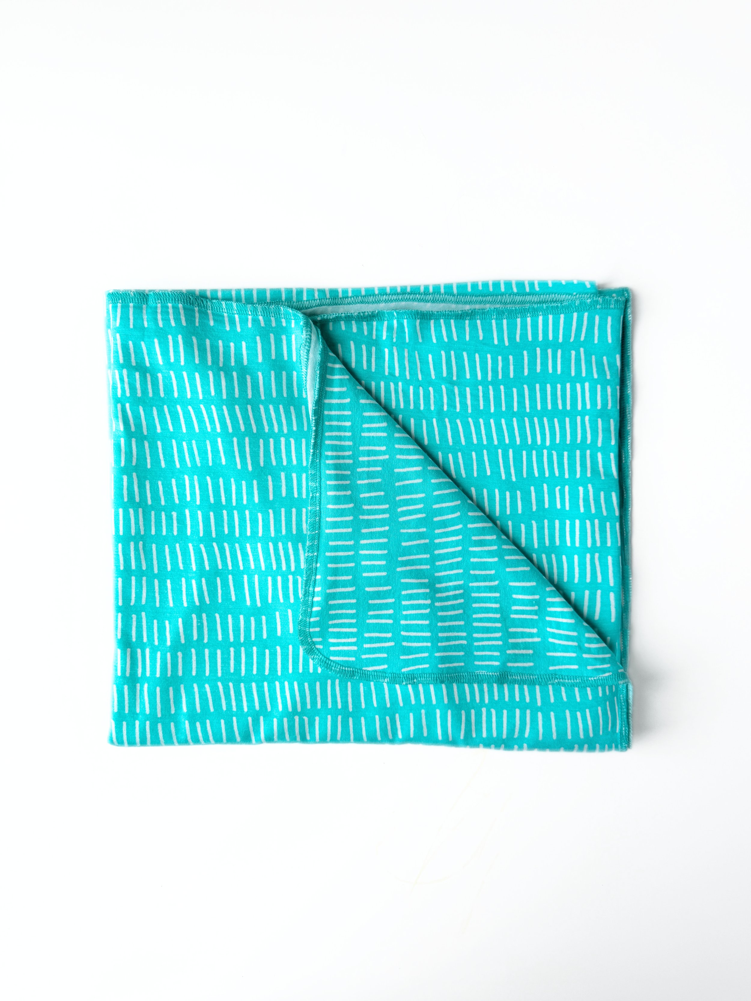 Swaddle blanket - Aqua blue