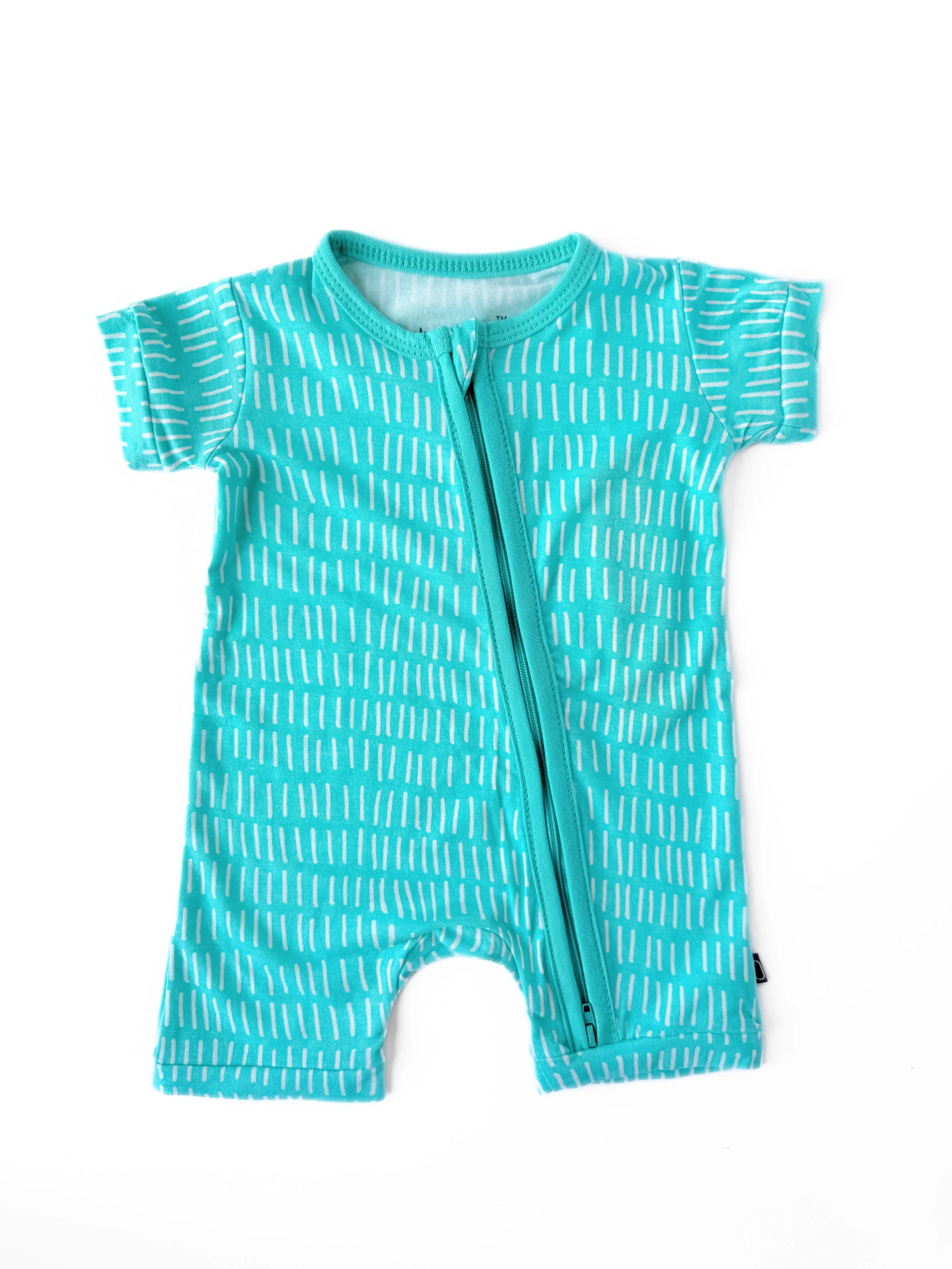Short zippie - Aqua blue