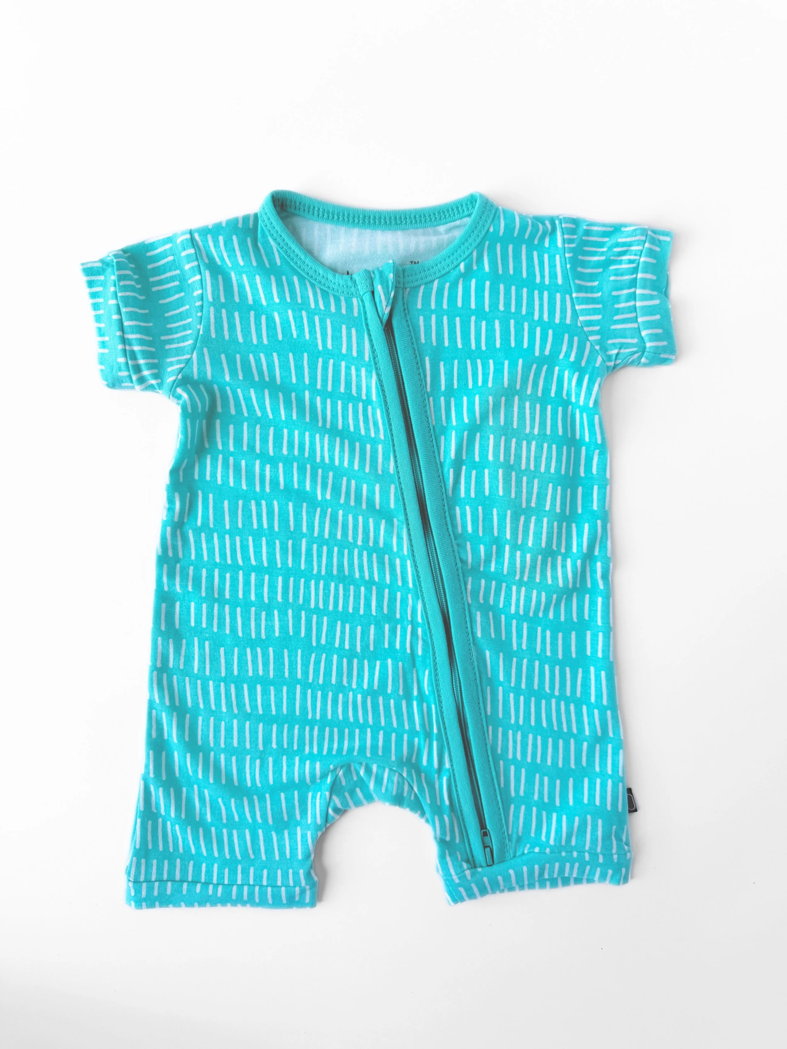 Short zippie - Aqua blue
